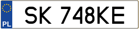 Truck License Plate